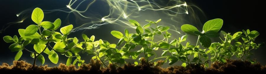 Plantas verdes en ambiente controlado, diversidad microbiana como punto de partida